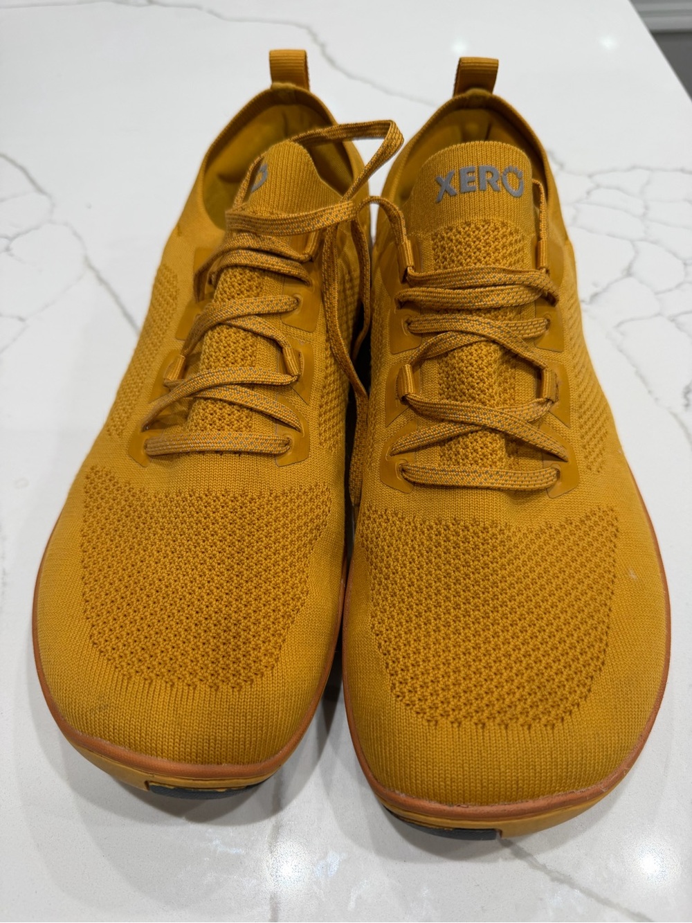 Xero Shoes Nexus Knit Men’s Size 10 Mustard Gold Barefoot Zero Drop